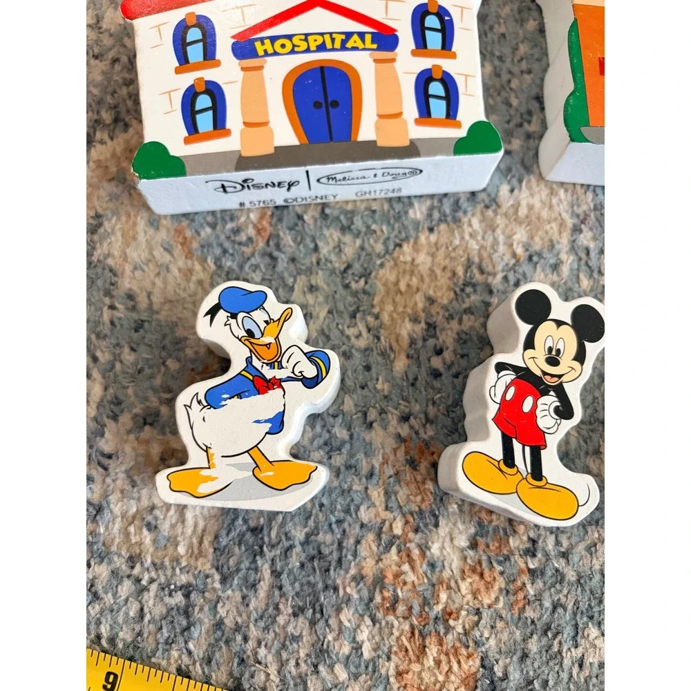 Melissa & Doug Disney Mickey Mouse Deluxe Wooden Vehicles Set